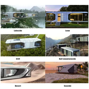 C70 Resort Goedkope Proyecto Zonne-Energie Mobiele Ruimte Prefab Kleine Tent Capsule Huis