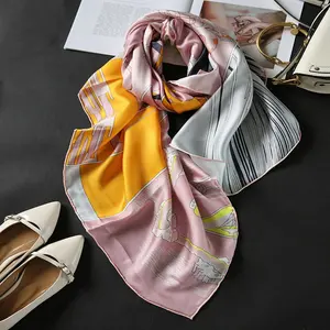 Fonesun-SKF14 Custom Print Mul berry Silk Scarf