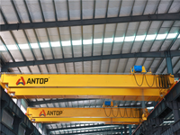 Pont roulant à double poutre de type QD 200T avec moteur CE ISO pour atelier d'acier