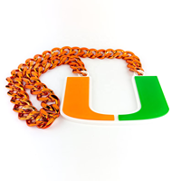 Ensemble cadeau personnalisable pour les essentiels du jour de match des Miami Hurricanes (inclut un sac transparent, un bracelet à chaîne, une casquette de baseball, un gobelet de 20 oz)