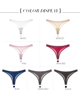Seta di ghiaccio Low-wa3dt slip da donna traspiranti senza cuciture di un pezzo perizoma <span class=keywords><strong>più</strong></span> biancheria intima di cotone Sexy trasparente di canniveryolor - Product Image 6