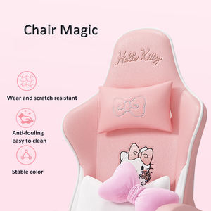 Silla <span class=keywords><strong>de</strong></span> juego rosa con logotipo personalizado al precio más barato <span class=keywords><strong>de</strong></span> fábrica <span class=keywords><strong>de</strong></span> <span class=keywords><strong>Bolivia</strong></span> Silla <span class=keywords><strong>de</strong></span> juego rosa <span class=keywords><strong>de</strong></span> cuero reclinable Hello Cat Silla <span class=keywords><strong>de</strong></span> juego rosa para niñas - Product Image 4