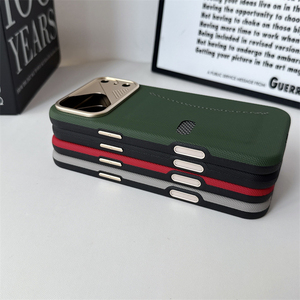 เคสโทรศัพท์มือถือหนังชุบทองสำหรับ iPhone 16 15 14 Plus Air Pro, เคสหนังหรูสำหรับ iPhone 17 Pro Max - Product Image 4