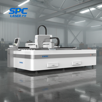 China Gweike bajo precio CNC LF1325 de fibra de metal máquina de corte por láser