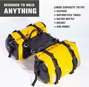 Logo personnalisé grande capacité 40L sacs de selle étanches sac latéral de moto pour Sports de plein air randonnée voyage - Product Image 3