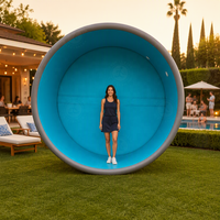 Piscine gonflable Drop Stitch 2026 en promotion – Haute qualité, taille personnalisable, pour adultes, idéale pour l'extérieur