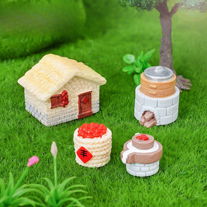 Miniatures de paysage créatives, rétro nostalgiques, accessoires de décoration DIY pour maison de poupée, fournaise de ferme, cuisine, micro-ornements - Product Image 3