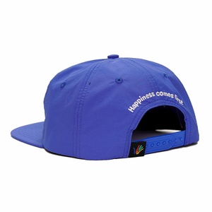 หมวกแก๊ป 5 แผง สีเขียว ผ้าไนลอน แบบ Snapback ปักโลโก้ด้วยเชือก  ทรงไม่แข็ง - Product Image 3