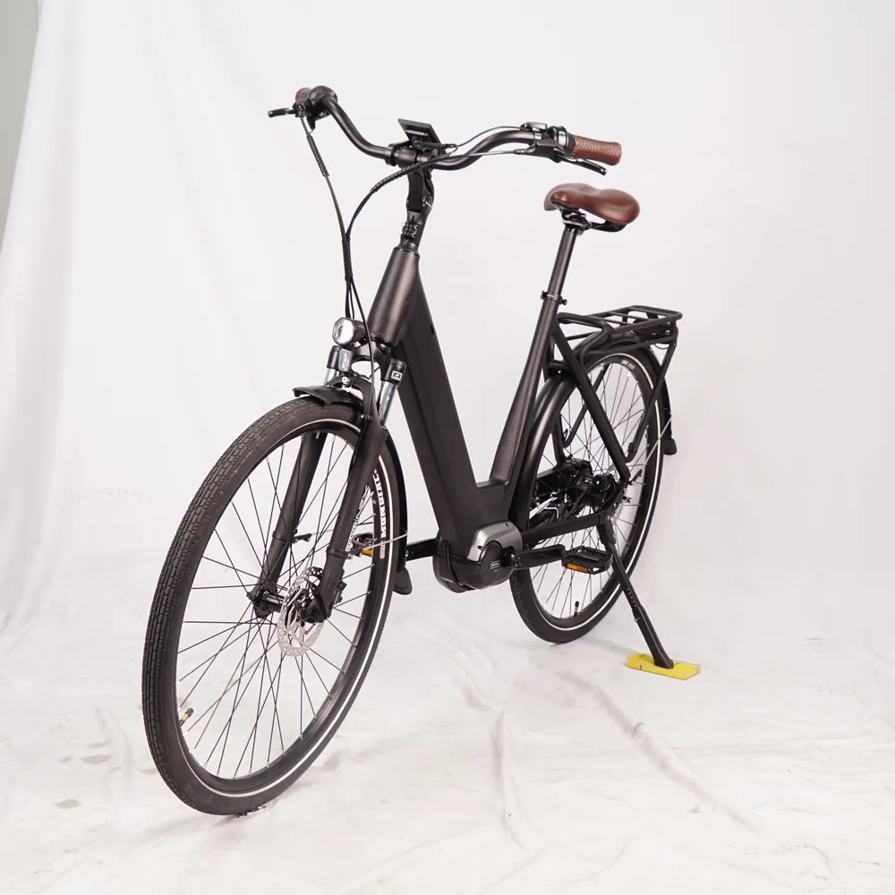 700C lithium battery city style electric bicycle with bafang M420 mid motor