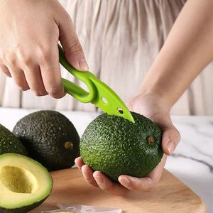Eco-Friendly Plastic Avocado Knife <b>Cutter</b> Safe Home and Kitchen Gadgets for Daily Use <b>Vegetable</b> Slicer - Product Image 3