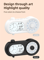 Multifunktions-LED-Schreibtisch-Countdown-Uhr mit Schlummerfunktion, Digitaler Kalender-Wecker, ABS-Cartoon-Design, Elektronische Wohnzimmer-Uhr