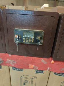 Portable High Quality Big Metal <b>Safe</b> <b>Box</b> Intelligent Password <b>Lock</b> for Office Home Use Duel Hotel Deposit Security Wall <b>Safe</b> <b>Box</b> - Product Image 2