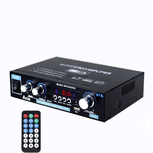Ak35 BT U Disk Power Amplifier Two-channel Power Amplifier Original Brand Mono Block Car Amplifier