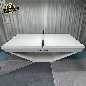 Table de <span class=keywords><strong>billard</strong></span> et de tennis de table professionnelle de luxe en bois massif et ardoise avec plateau de salle à manger/tennis de table, durable pour usage intérieur - Product Image 5