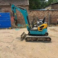Mini Excavadora Kubota U17 Usada, Original en Buenas Condiciones