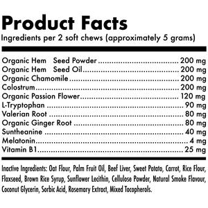 بالجملة الكلاب تهدئ يمضغ لينة يعامل القنب لتهدئة الكلب يساعد في القلق الكلب ، ينبح ، تخفيف التوتر الكلب القلق الإغاثة - Product Image 6