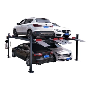 Élévateur hydraulique pour voitures, ascenseur pour <span class=keywords><strong>Garage</strong></span>, stationnement, robuste, 4 piliers, 4200kg, offre spéciale - Product Image 1