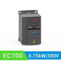 Variateur de fréquence EC700 triphasé 380V 0,75kW, variateurs de fréquence AC, inverseurs de fréquence, VSD, VFD