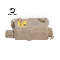 ActionUnion Tactical Gear Factory AN Boîte de batterie PEQ-15 avec boîtier de batterie laser IR rouge Pièces d'équipement de combat