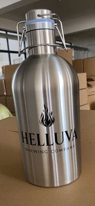 1/2 galones 2l Home Brew Growler 64oz Growler de cerveza portátil de acero inoxidable de doble pared - Product Image 5