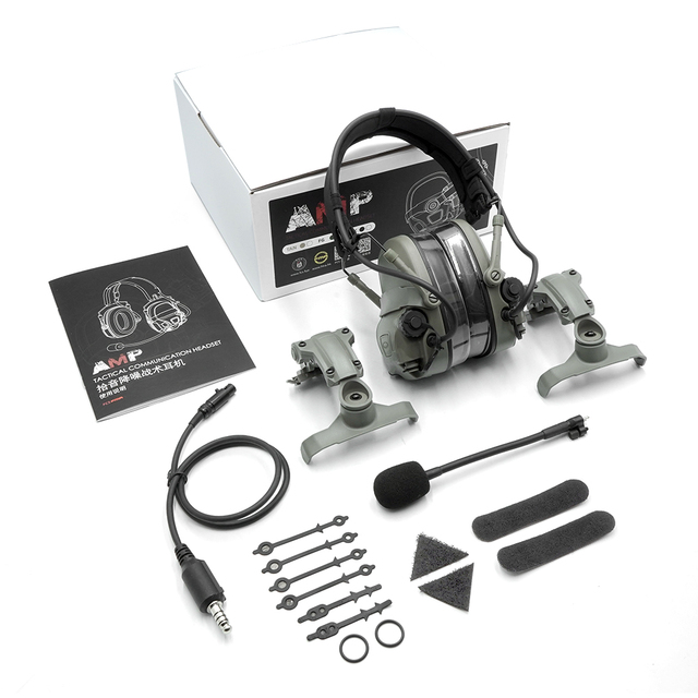 FCS AMP Headset with V60 PPT