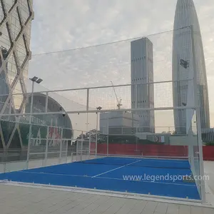 Proveedor profesional chino para deportes al aire libre Precio de pista de pádel panorámica personalizada