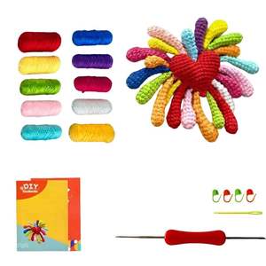 Porte-clés Cœur Arc-en-ciel <span class=keywords><strong>au</strong></span> <span class=keywords><strong>Crochet</strong></span> Dix Couleurs Poupée <span class=keywords><strong>au</strong></span> <span class=keywords><strong>Crochet</strong></span> Faite Main Cadeau DIY Apprenez à Crocheter <span class=keywords><strong>pour</strong></span> Débutants - Product Image 1