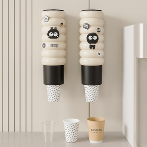 Support mural magnétique pour gobelets en papier, distributeur de gobelets pour réfrigérateur, étagère de rangement de cuisine pour la zone du distributeur d'eau - Product Image 2