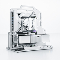 Socooler SOC-AE E-ATX DIY Gaming Computer Case Nouvelle Tendance RTX 5070 Ti Compatible Aviation Aluminium PC Gaming Rack Type