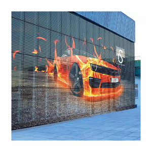 P3.91 Transparent Led Screen for Shopping Mall Led <b>Grid</b> Film Glass Flexible Display Ts Transparent Led Screen - Product Image 1