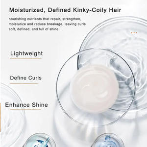 Beurre de karité de marque privée Amino Therapy après-shampoing sans rinçage à l'huile d'argan <span class=keywords><strong>cheveux</strong></span> nourrissants-réparateurs pour <span class=keywords><strong>cheveux</strong></span> africains bouclés abîmés - Product Image 4