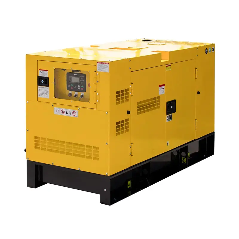 20kva yellow small silent diesel generator price small generator with UK brand engine