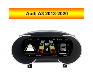 Tableau de bord numérique LCD 12,3'' pour <span class=keywords><strong>Audi</strong></span> A3 2013-2020, tableau de bord virtuel de voiture, panneau d'instruments, compteur de vitesse, mise à niveau des jauges - Product Image 3