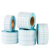 Étiquettes thermiques personnalisées en rouleau de papier, imperméables, autocollantes, pour imprimantes Zebra