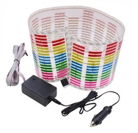 Lumière décorative de voiture la plus vendue, capteur de lunette arrière, audio activé par la voix, lumière ambiante, lumière rythmique de musique LED