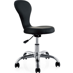 เก้าอี้ทำผม รุ่น 9901 หนังสีดำ ปรับระดับความสูงได้ พร้อมล้อเลื่อน - Product Image 1