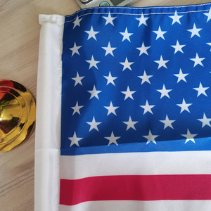 Drapeau de voiture double face Drapeau de fenêtre de voiture Mexicain Canada USA Albanais Américain Diplomatique avec poteau Porte-drapeau pour voitures Drapeau - Product Image 4