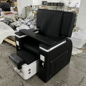 Chaise de manucure inclinable rose à LED, de luxe, avec massage, pour salon de beauté et spa des pieds - Offre spéciale - Product Image 2