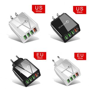 Fast Charging USB Charger Quick Charge UK Plug Fast Charger Qc3.0 4 Ports USB Phone Charger Fast Charging Head <b>Adapter</b> - Product Image 3