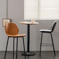 Tabouret de bar en fer européen, vente en gros d'usine, pour restaurants et cafés, usage commercial, design durable