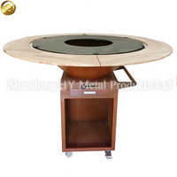 Offre Spéciale – Brasero en Acier Corten Résistant à la Chaleur, Chauffage au Bois, Barbecue Métallique, Épaisseur 2mm-6mm, Marque Hao Yang