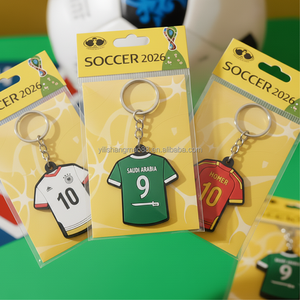 Llavero de Diseño Personalizado de Camiseta de Fútbol Estilo <span class=keywords><strong>Español</strong></span> en PVC, Silicona Suave 2D, Regalos Promocionales Personalizados - Product Image 2