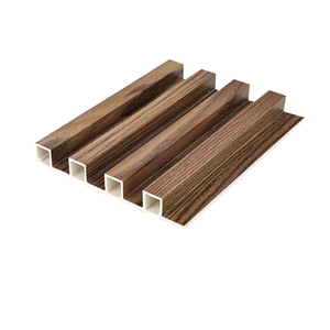 Pannelli Murali Ecologici WPC Concavi Convessi Ignifughi Impermeabili per Sfondo TV Hotel <span class=keywords><strong>3D</strong></span> Moderni Decorativi per Uso Commerciale Interno - Product Image 3