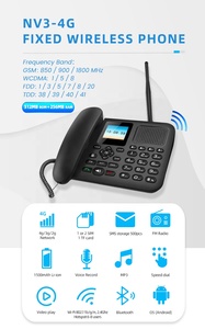 <span class=keywords><strong>Téléphone</strong></span> <span class=keywords><strong>fixe</strong></span> sans fil de bureau Volte Lte Gsm avec Voip Sip Wifi Hotspot 2 Sim TF Card Cordless Telephones - Product Image 3