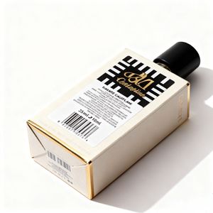 Autocollants personnalisés transparents autocollants pour flacons de cosmétiques et de parfums en rouleau avec logo en feuille d'or estampé à chaud - Product Image 3