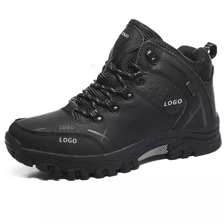 Hot Sell Cheap Mens Climbing Mountain Boots Outdoor Waterproof Anti-slip Trekking Mountaineer Shoes Man Hiking Shoe