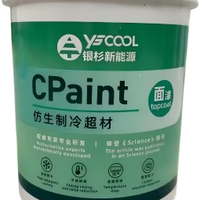 Revêtement de refroidissement passif bionique, peinture de toiture inorganique à base d'eau à haute réflectivité solaire pour usines et entrepôts