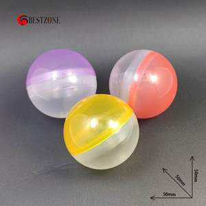 2英寸或50毫米或5厘米半透明半纯色自动售货机玩具塑料PP胶囊 - Product Image 6