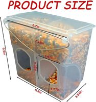 Automatique Durable Pigeon Oiseau Distributeur D'eau En Plastique Abreuvoir Pas De Mess Suspendu Perroquet Mangeoire Accessoires