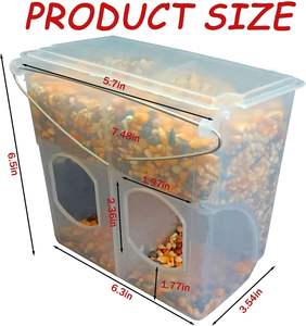 Automatic Durable Pigeon Bird Water Dispenser Plastic Drinker No Mess Hanging Parrot Feeder Accessories Parakeet Quail Chicken - Product Image 2